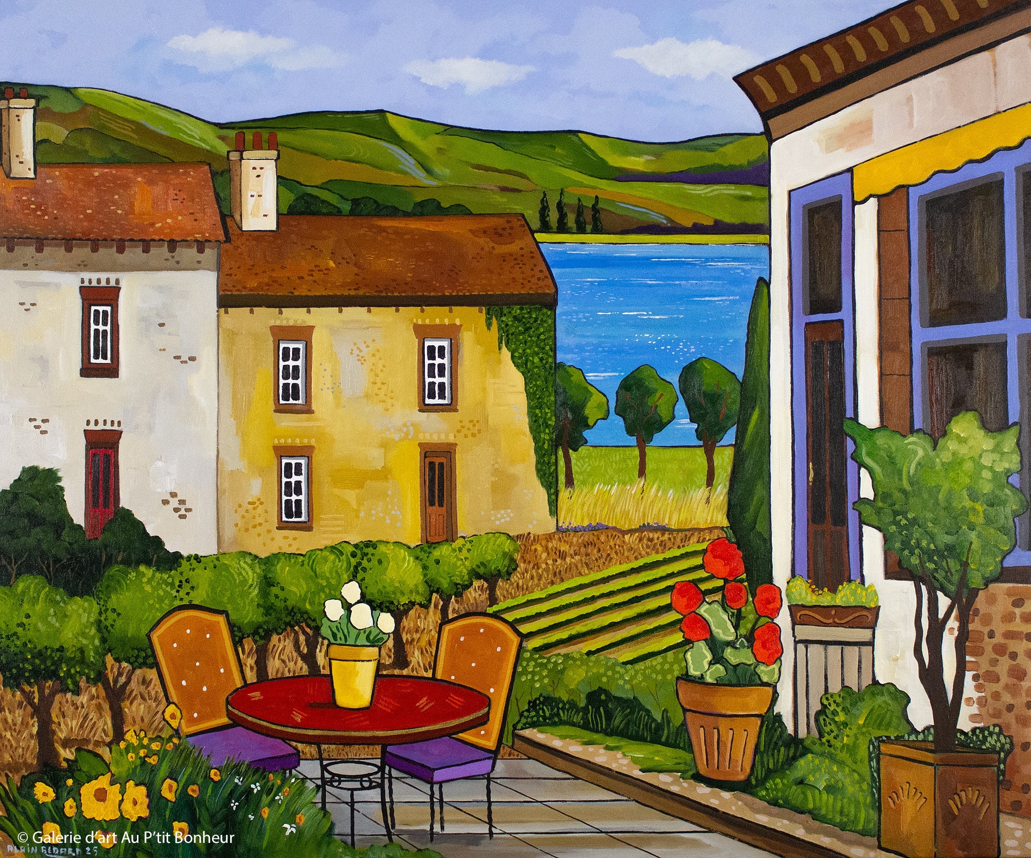 Alain Bédard, artiste peintre | Oeuvres disponibles  | Galerie d'art Au P'tit Bonheur