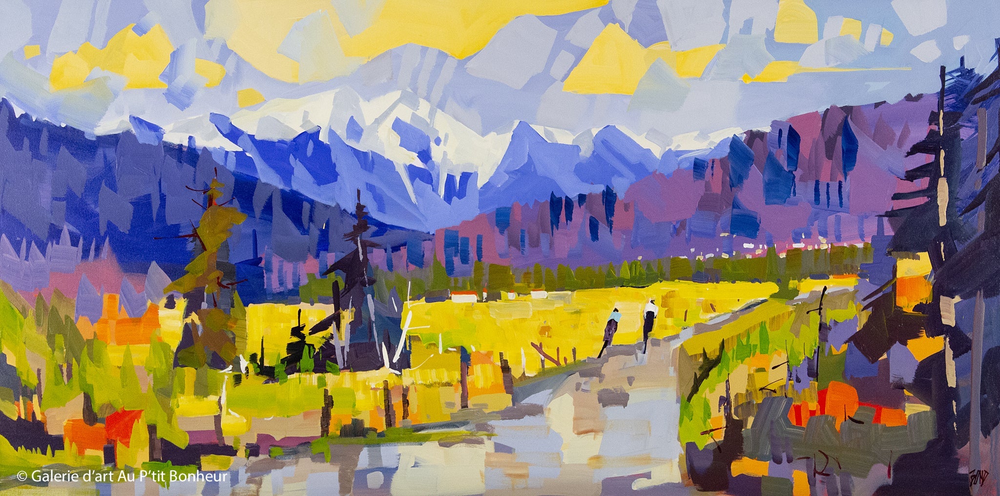 Rick Bond, artiste peintre | Oeuvres disponibles  | Galerie d'art Au P'tit Bonheur