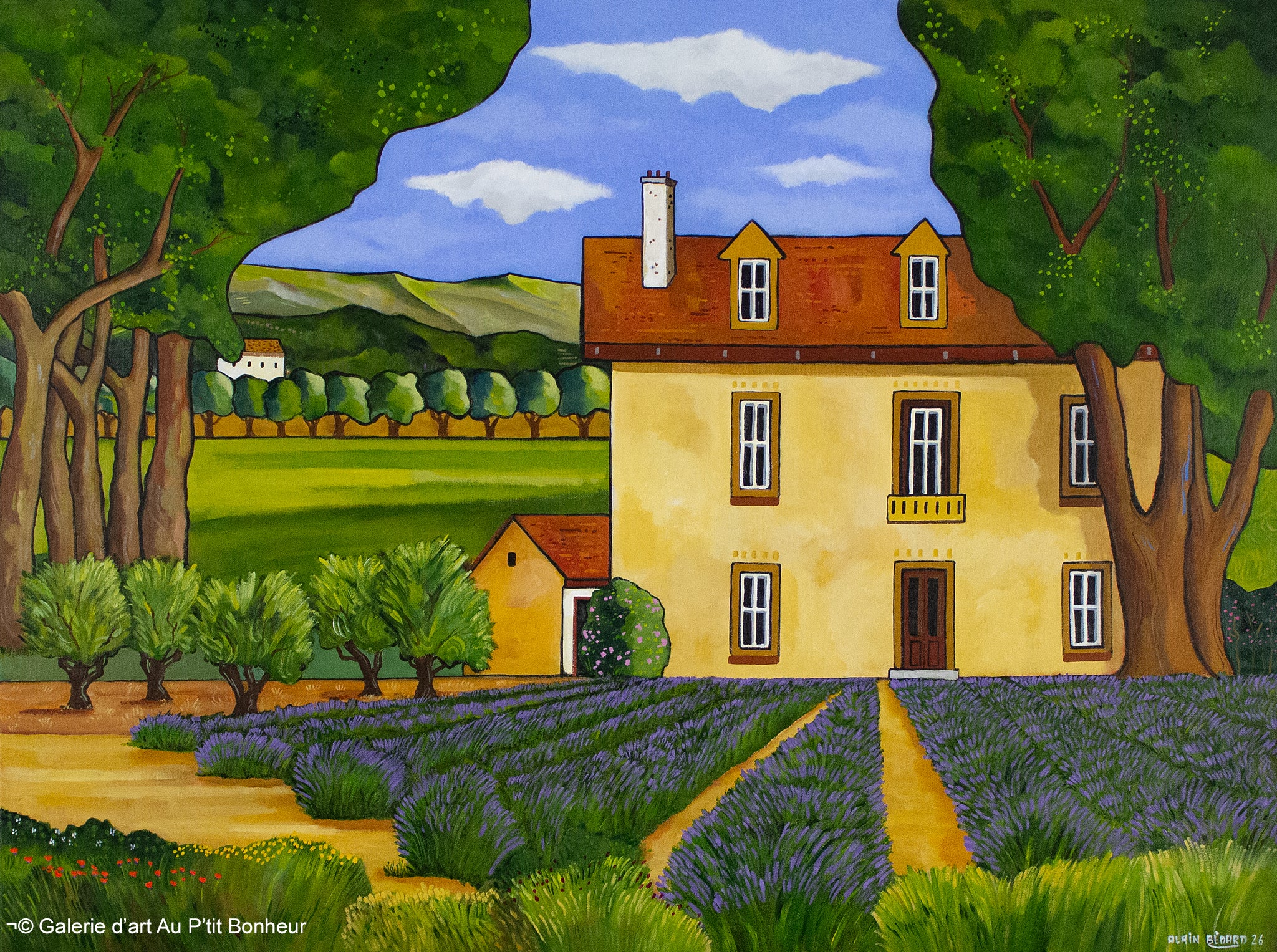 Alain Bédard, artiste peintre | Oeuvres disponibles  | Galerie d'art Au P'tit Bonheur