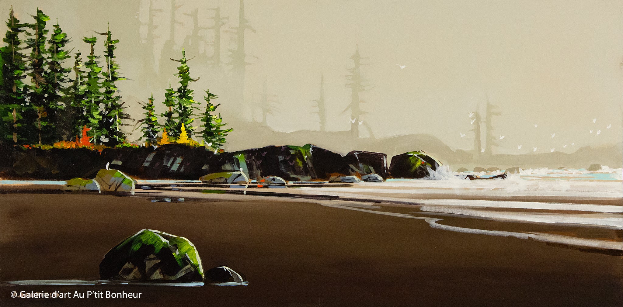 Allan Dunfield, artiste peintre | Oeuvres disponibles  | Galerie d'art Au P'tit Bonheur