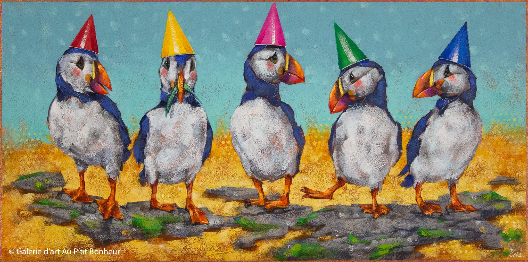 Angie Rees, artiste peintre | Oeuvres disponibles  | Galerie d'art Au P'tit Bonheur