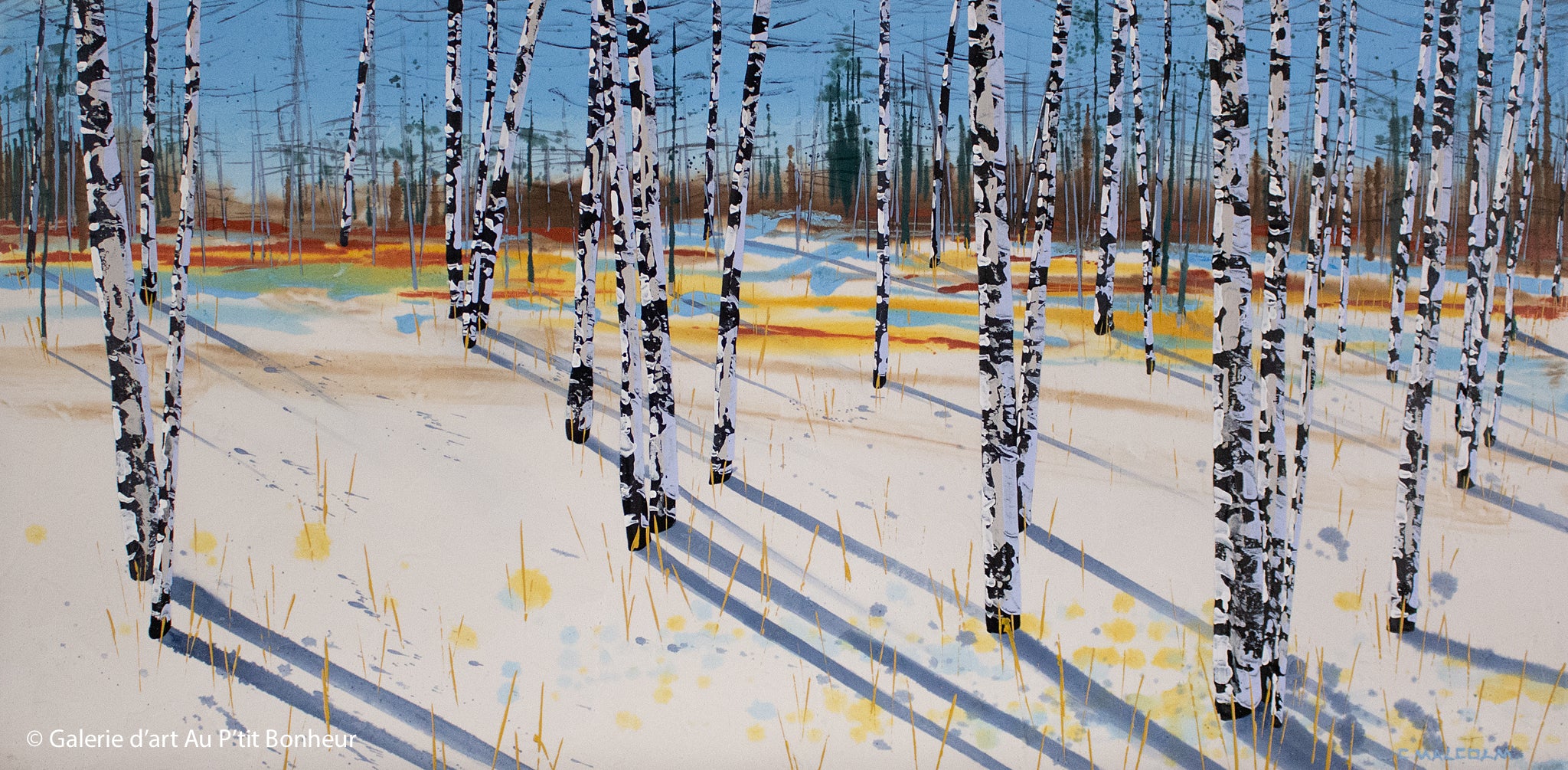 Carole Malcolm, artiste peintre | Oeuvres disponibles  | Galerie d'art Au P'tit Bonheur