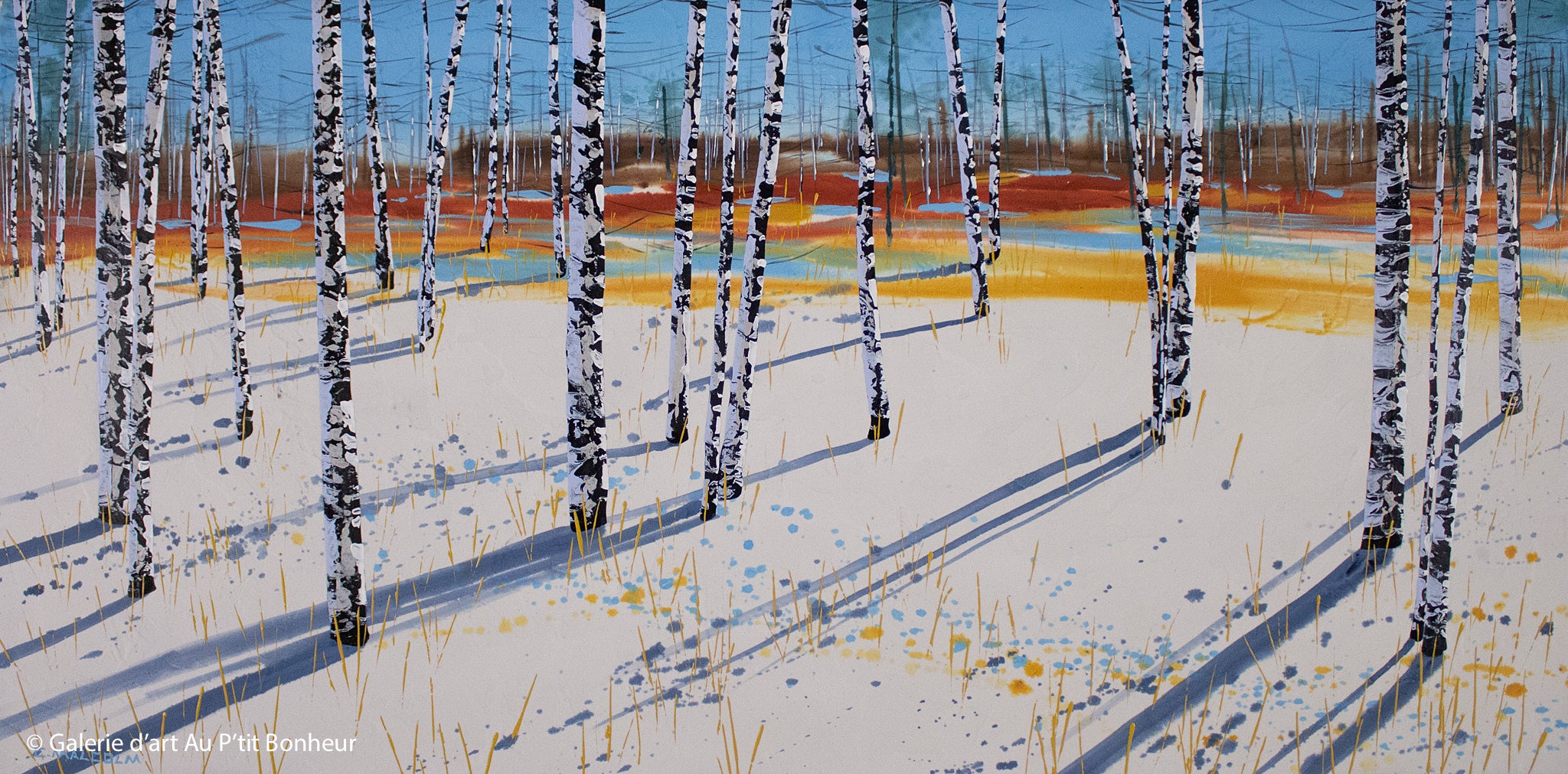 Carole Malcolm, artiste peintre | Oeuvres disponibles  | Galerie d'art Au P'tit Bonheur