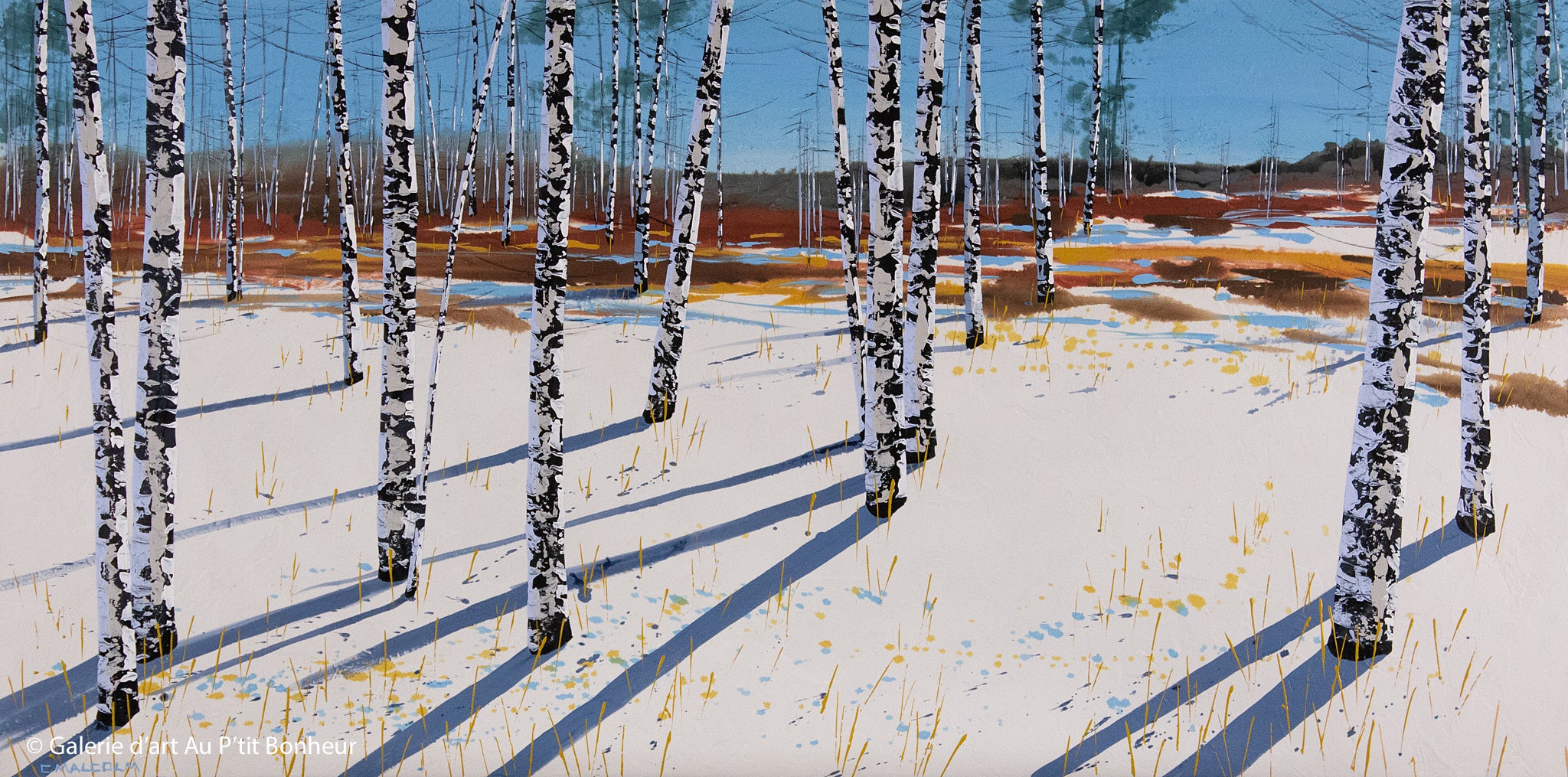 Carole Malcolm, artiste peintre | Oeuvres disponibles  | Galerie d'art Au P'tit Bonheur