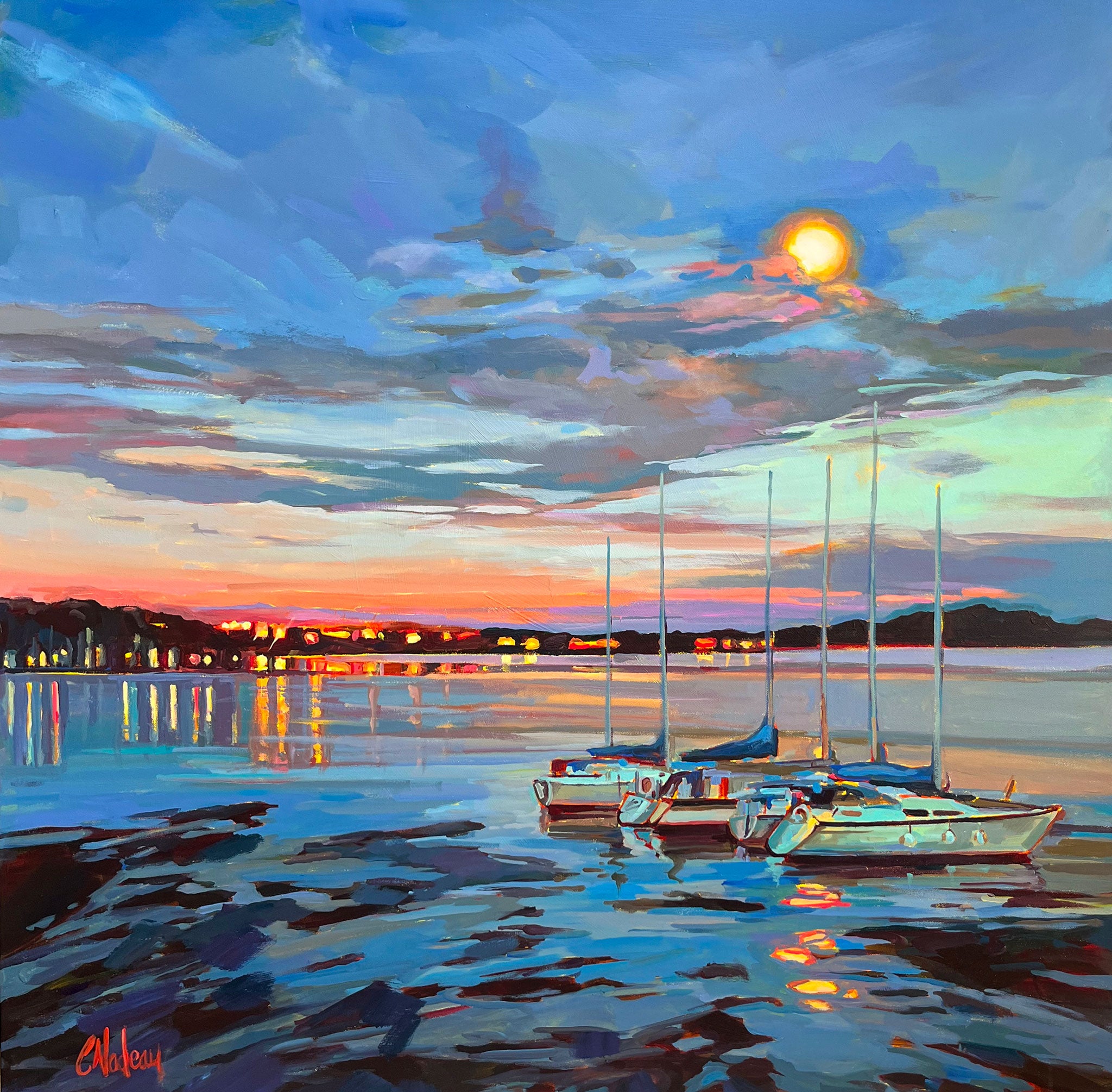 Christine Nadeau, artiste peintre | Oeuvres disponibles  | Galerie d'art Au P'tit Bonheur