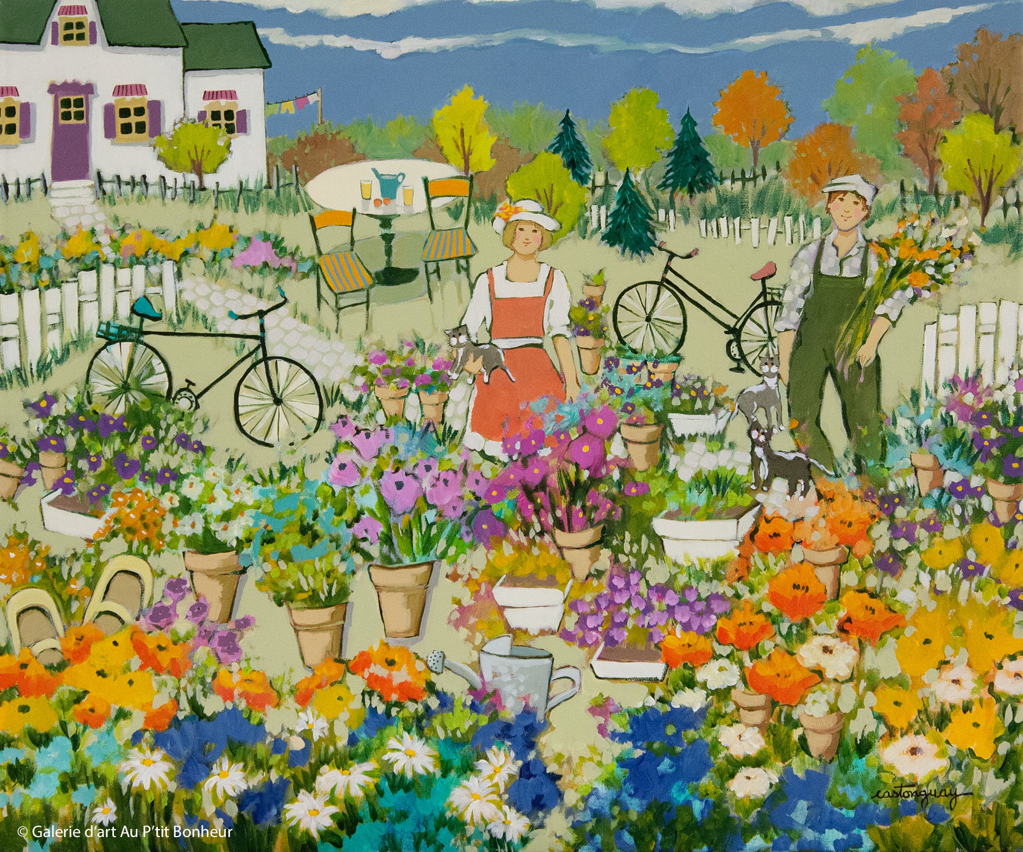 Claudette Castonguay | Tout est en fleurs...