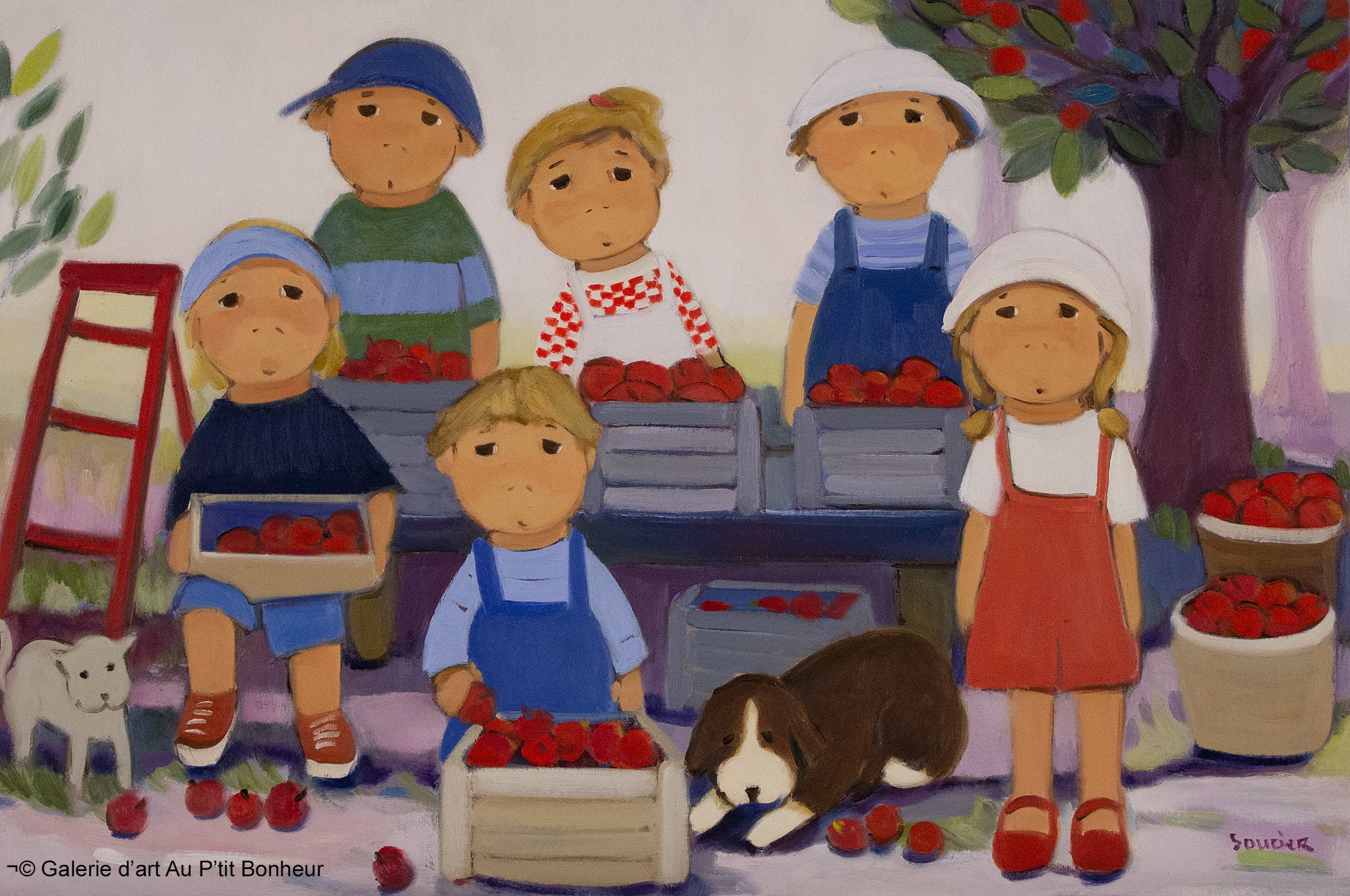 Guylène Saucier, artiste peintre | Oeuvres disponibles  | Galerie d'art Au P'tit Bonheur