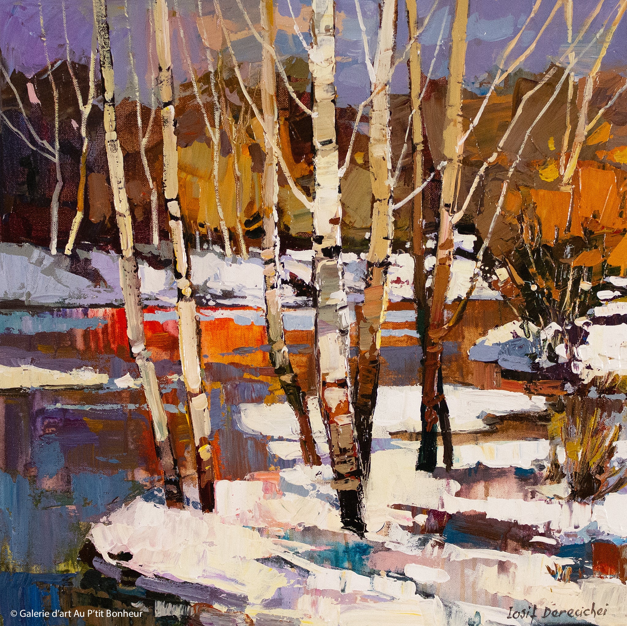 Iosif Derecichei | Aspen Trees by the River