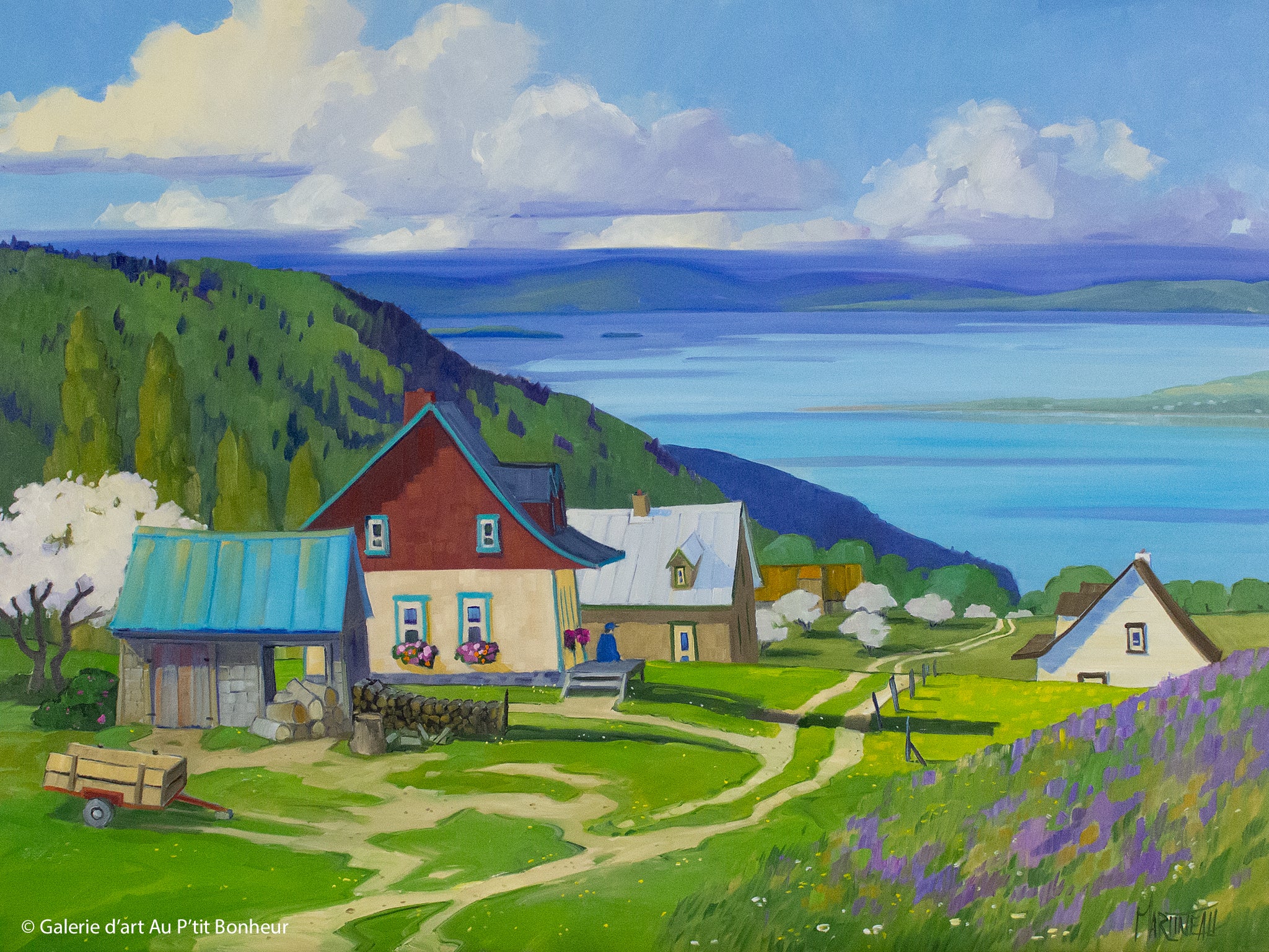 Louise Martineau, artiste peintre | Oeuvres disponibles  | Galerie d'art Au P'tit Bonheur