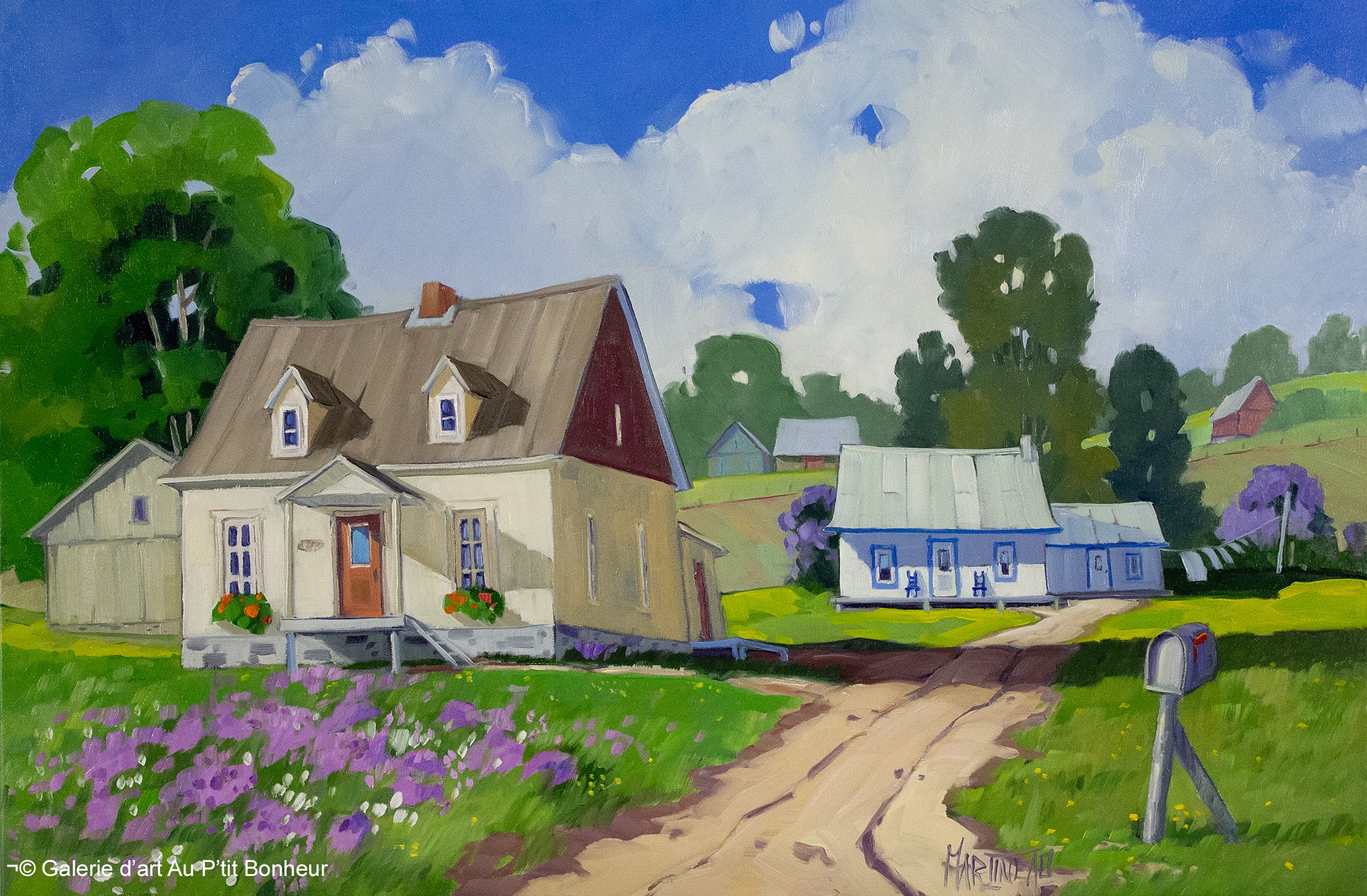 Louise Martineau | Ancienne école de rang, Les Éboulements