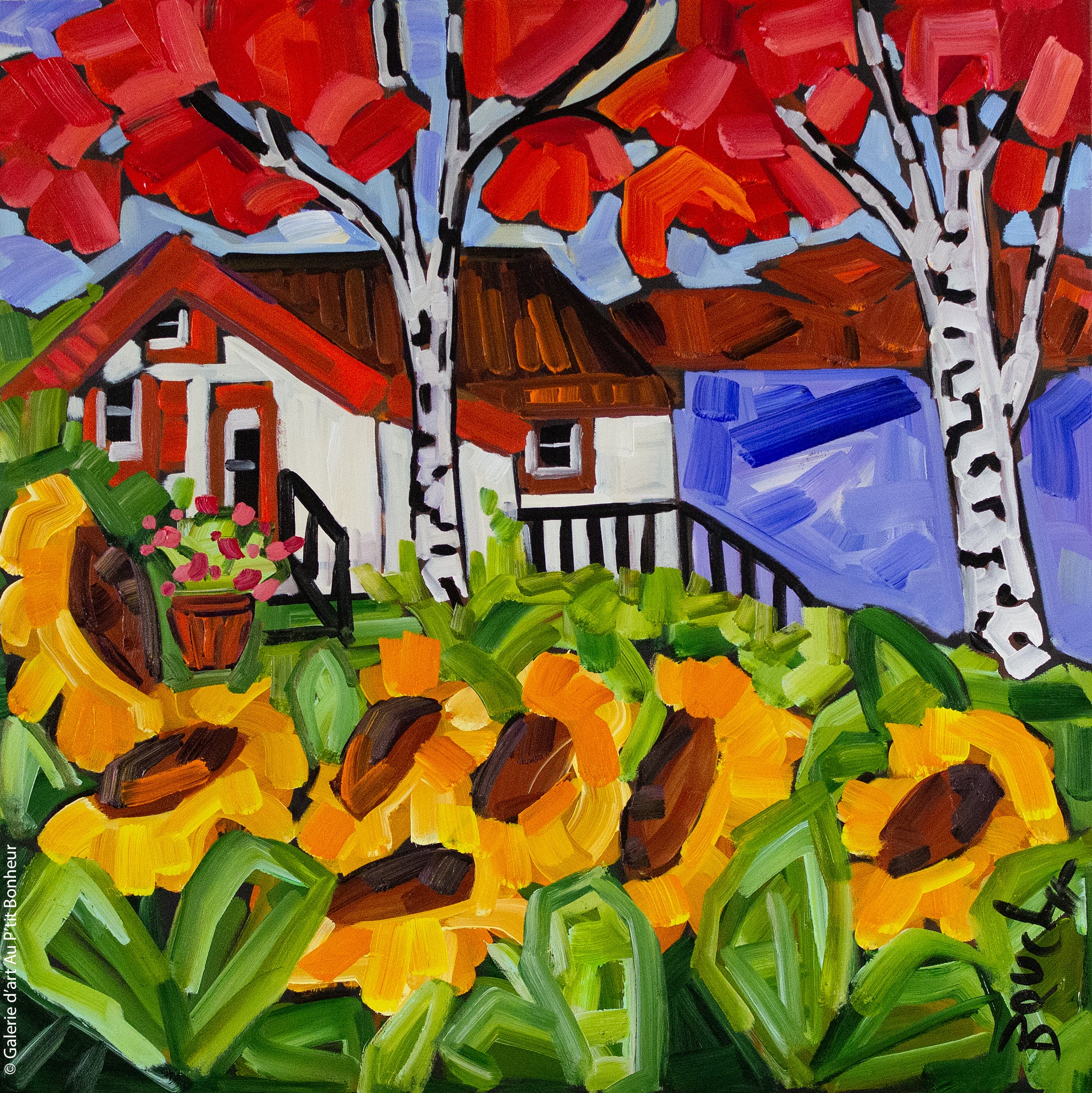 Marie-Claude Boucher | Les tournesols en fête