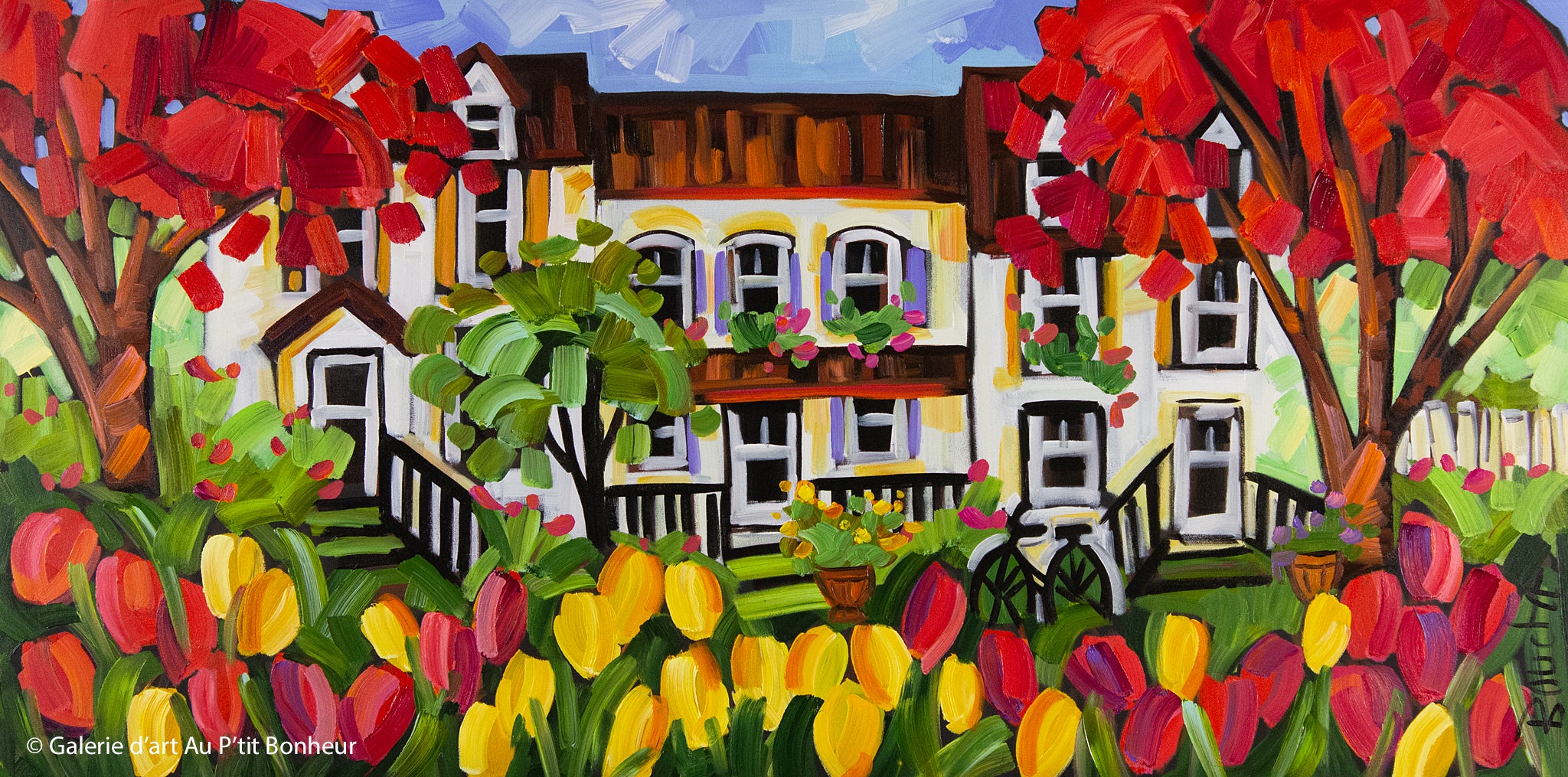 Marie-Claude Boucher, artiste peintre | Oeuvres disponibles  | Galerie d'art Au P'tit Bonheur