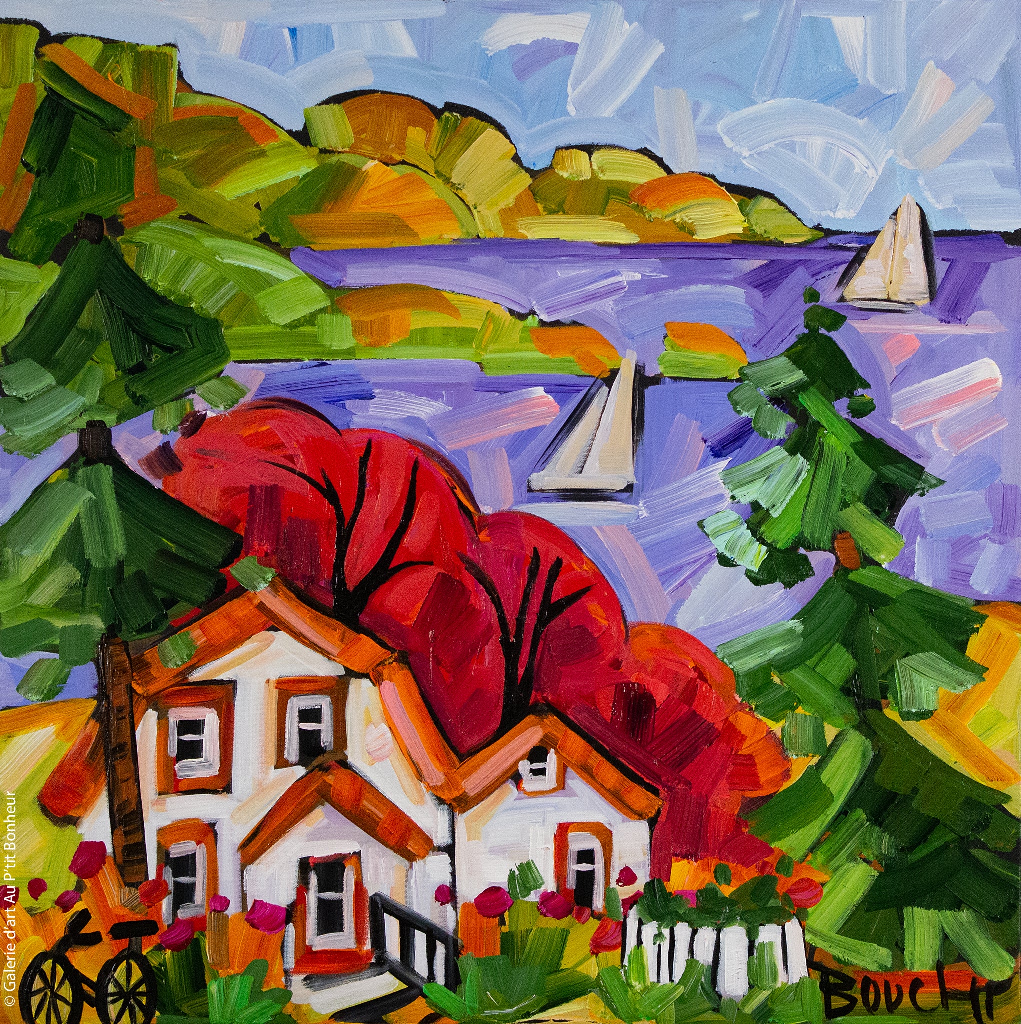 Marie-Claude Boucher | Vélo et voiliers