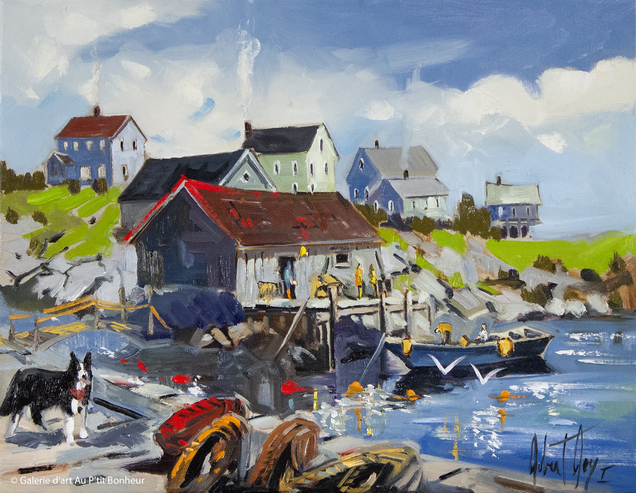 Robert Roy | Souvenir d’un. port tranquille