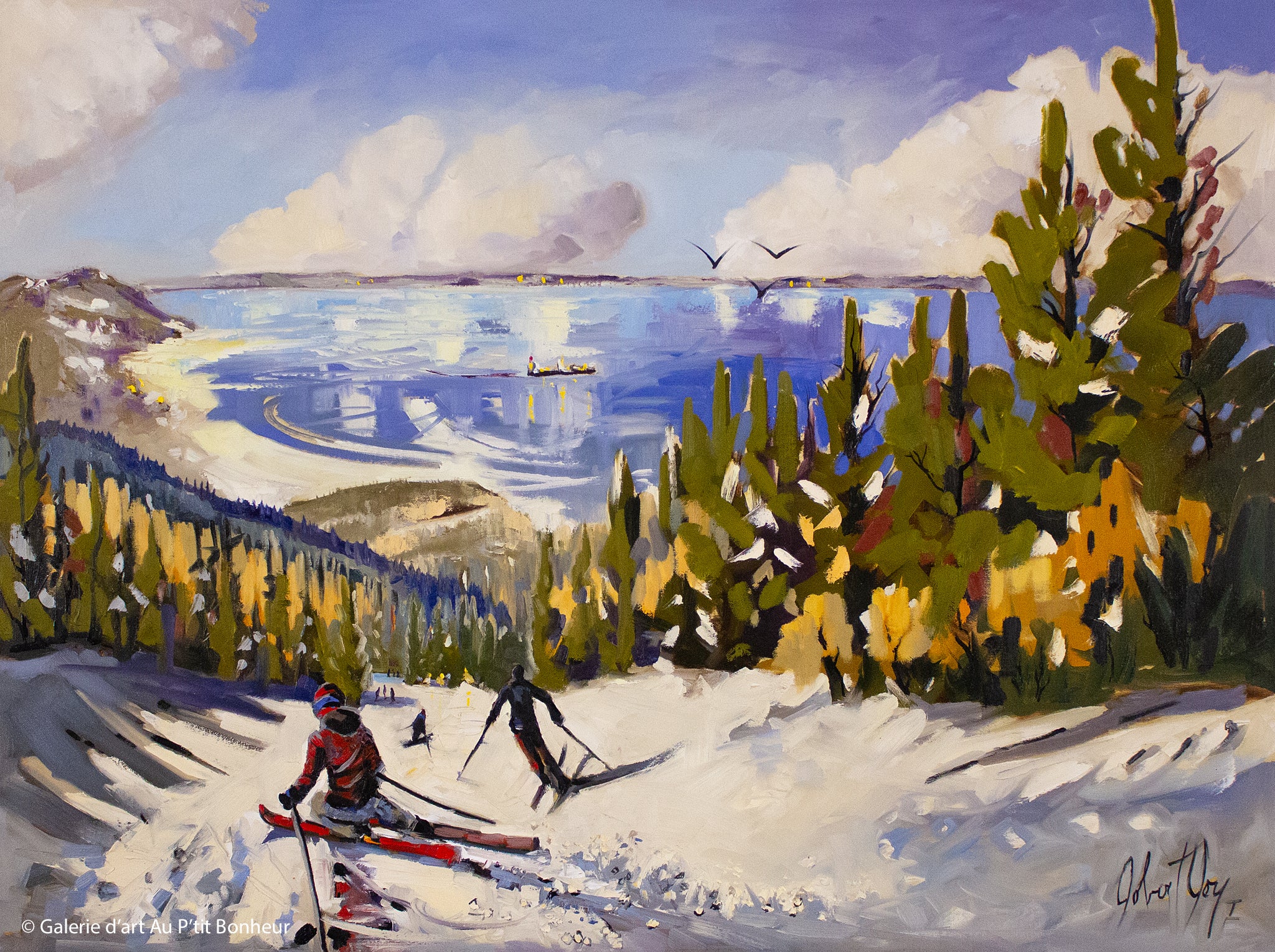 Robert Roy | La lumière dévale la montagne