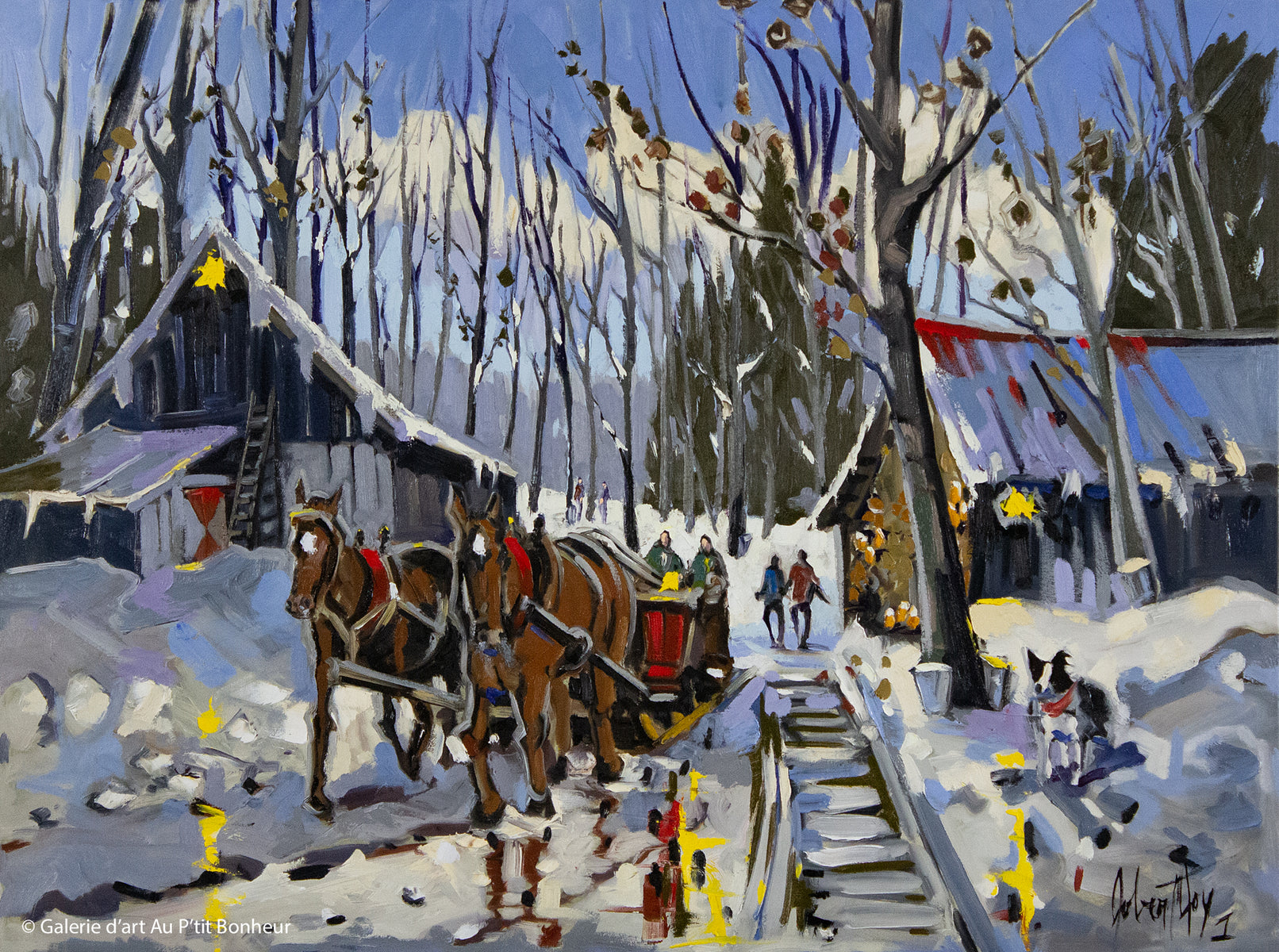 Robert Roy, artiste peintre | Oeuvres disponibles  | Galerie d'art Au P'tit Bonheur