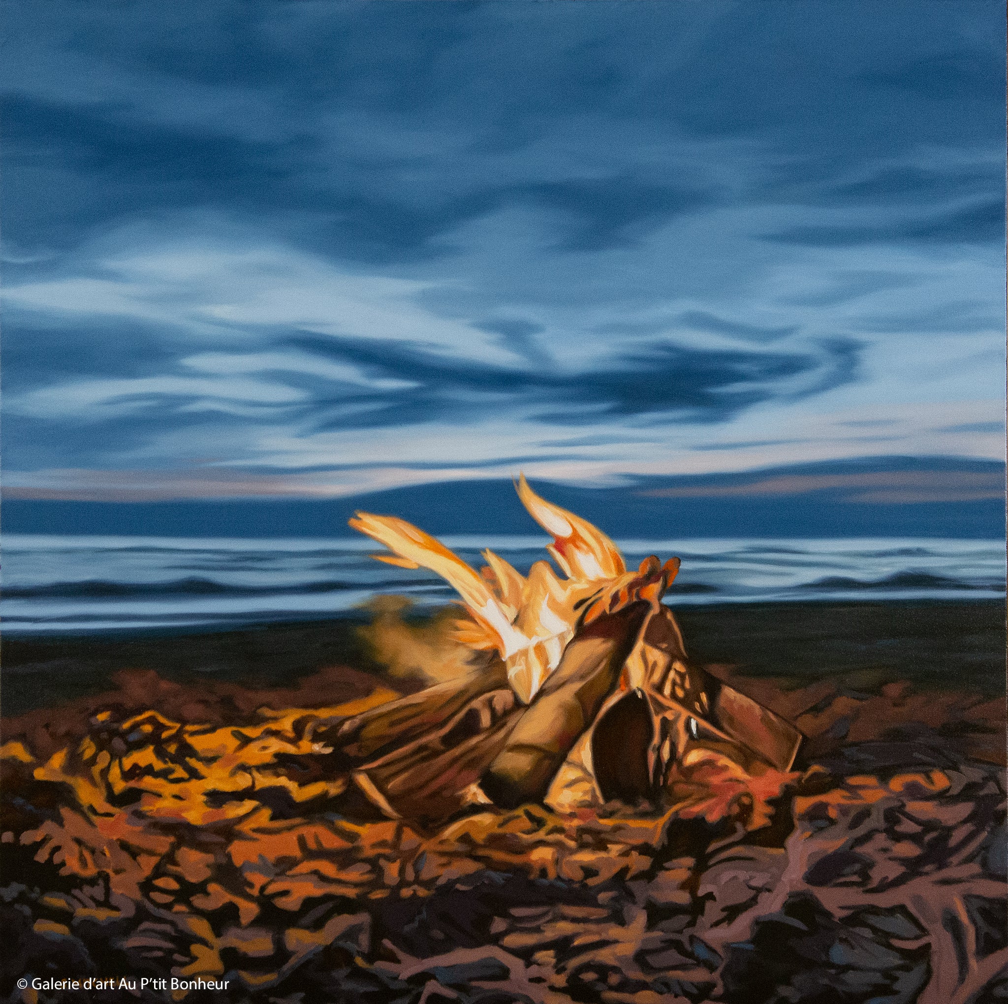 Shelley Mitchell | Beach Fire