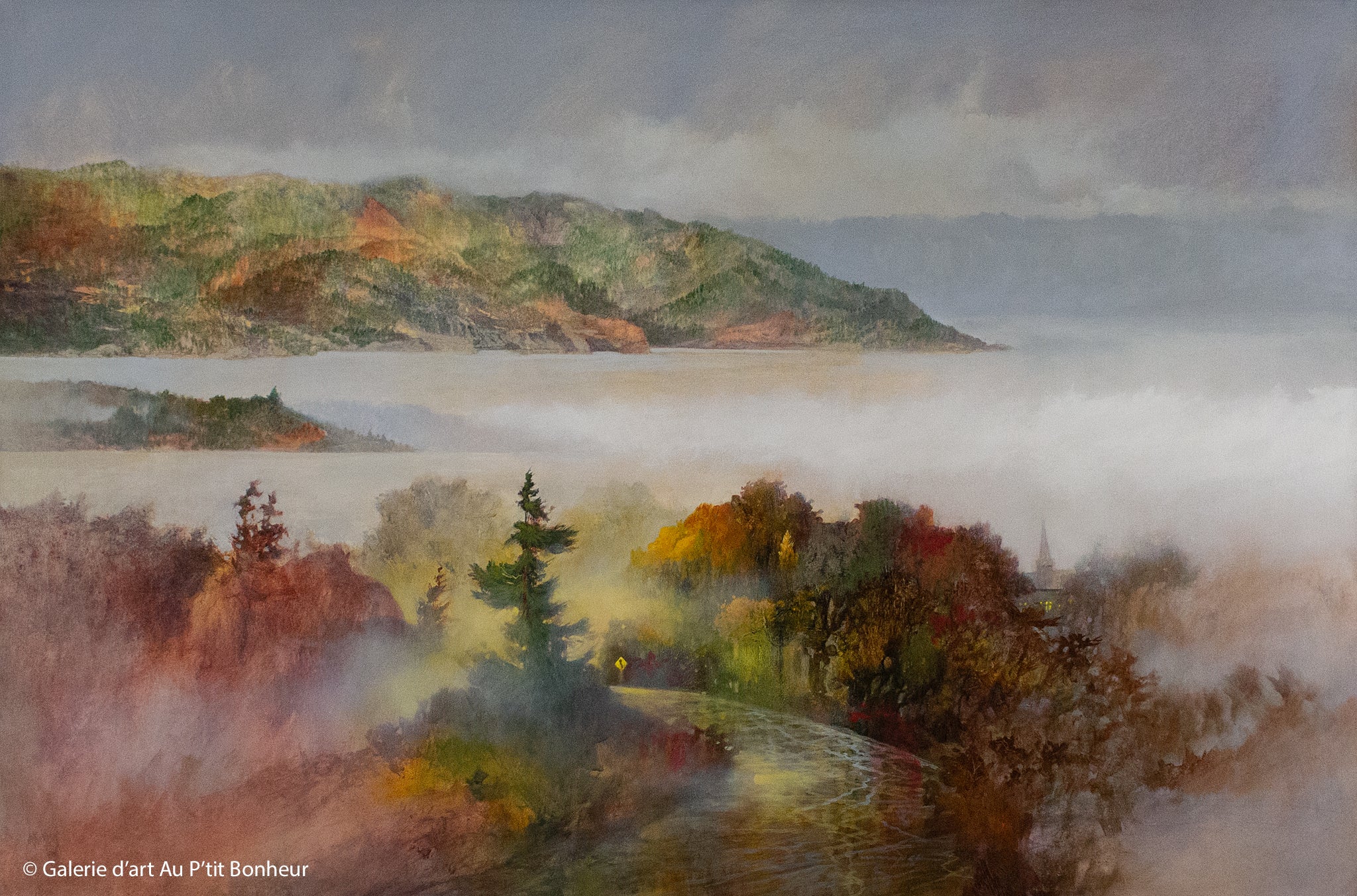 J. Douglas Thompson | Misty Day in La Malbaie