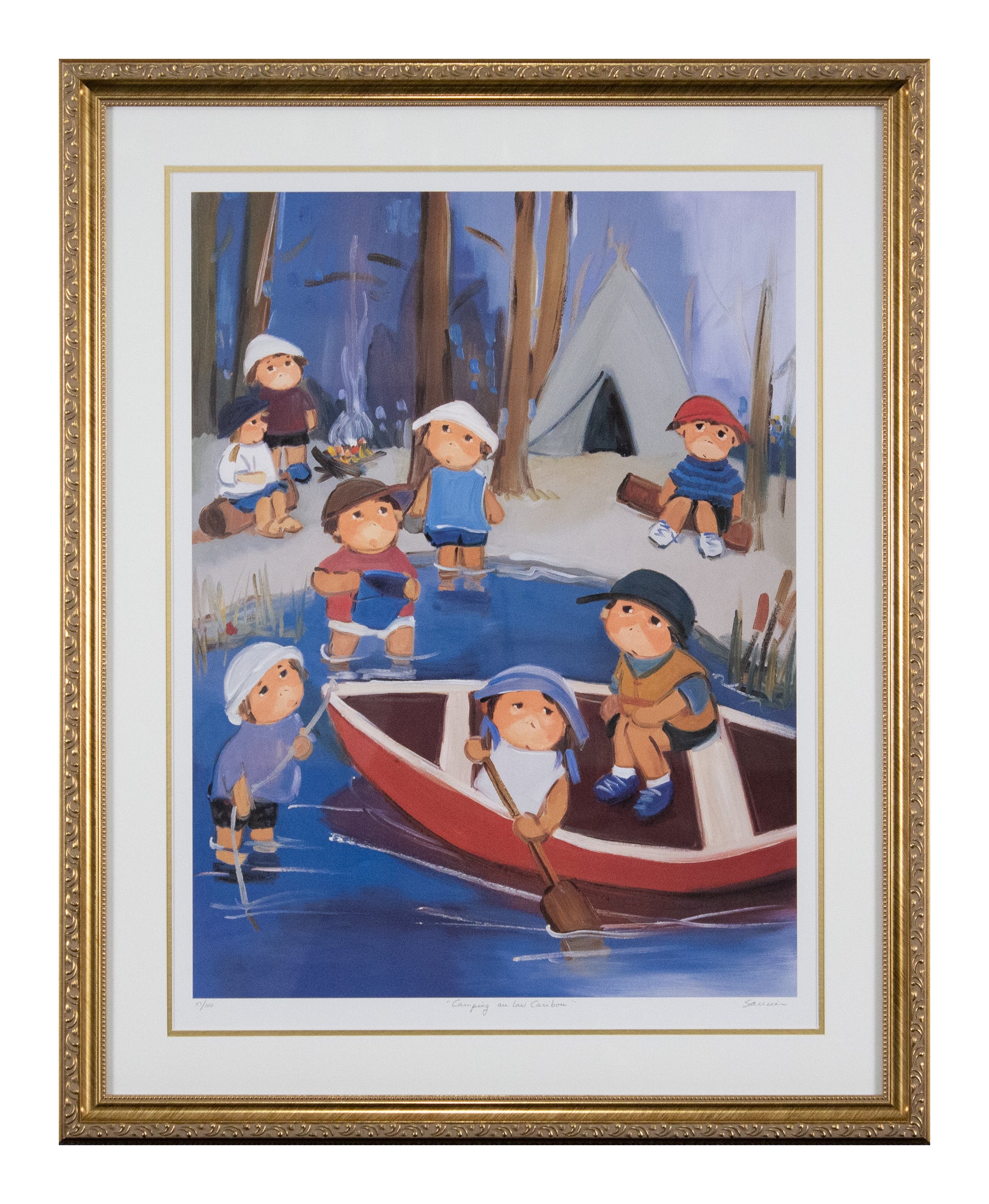 Guylène Saucier | Camping au lac Caribou